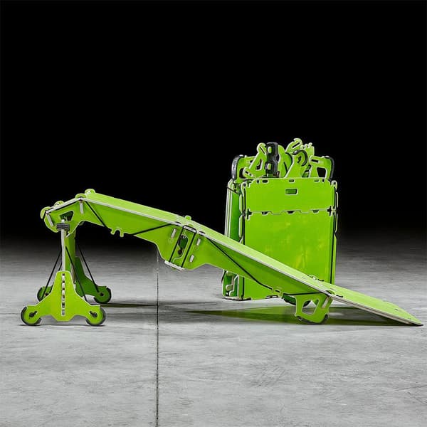 Mtb Hopper Mini Pad Laskeutumisramppi Vihreä 130 kg Mies