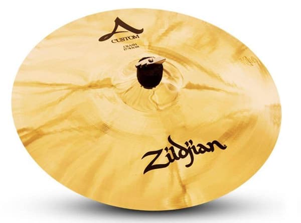 Zildjian trumma cymbal - A20515 - A Custom Series - 17'' Crash cymbal - Briljant finish