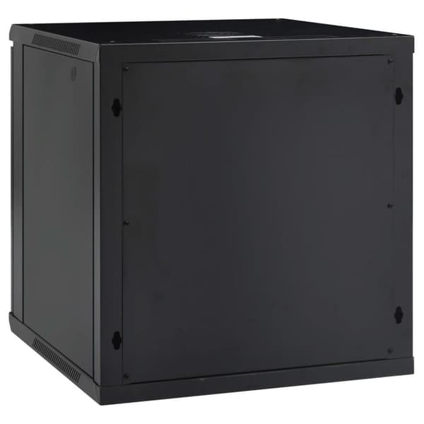 vidaXL Nettverksskap 12U veggmontert 19 IP20 600x600x640 mm