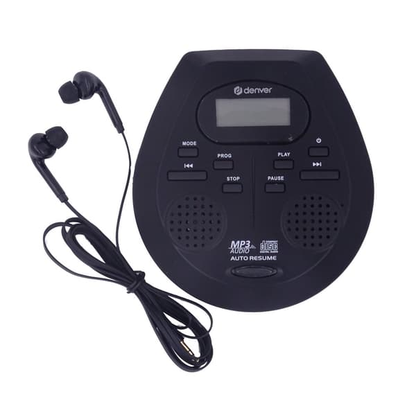 Discman with auto resume and anti-shock DMP-395B black