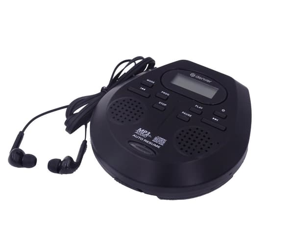 Discman with auto resume and anti-shock DMP-395B black