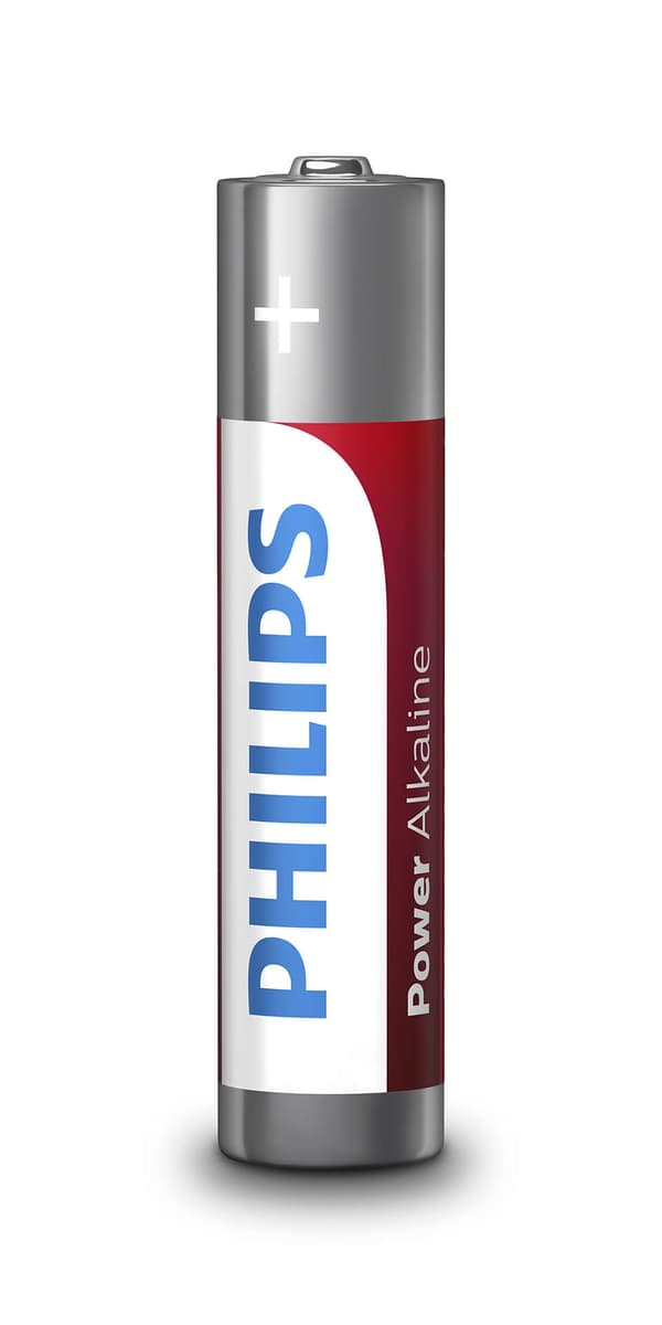 Philips Power Alkaline battery LR03 AAA, 4-foil