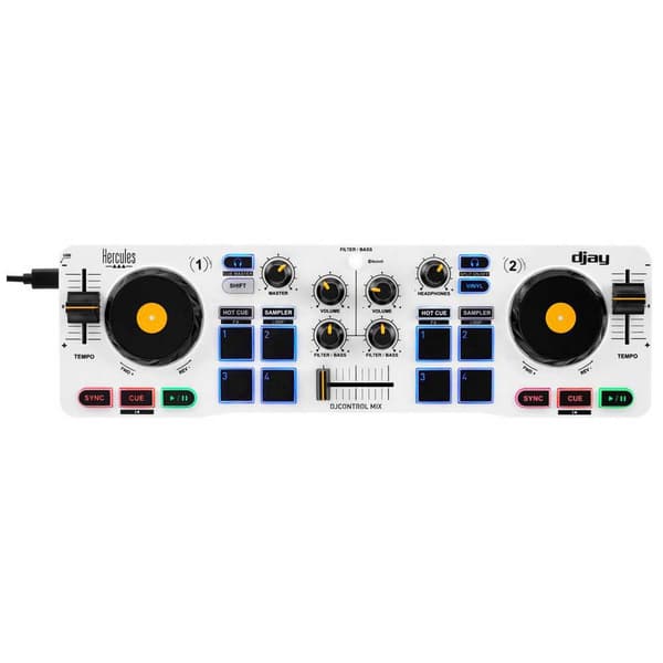 Hercules Audio Mixer Dj Control Mix Hvid
