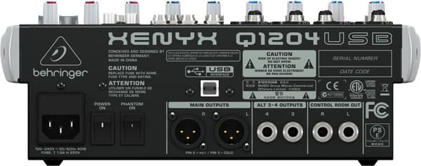 Behringer Q1204USB - Mikser lyd