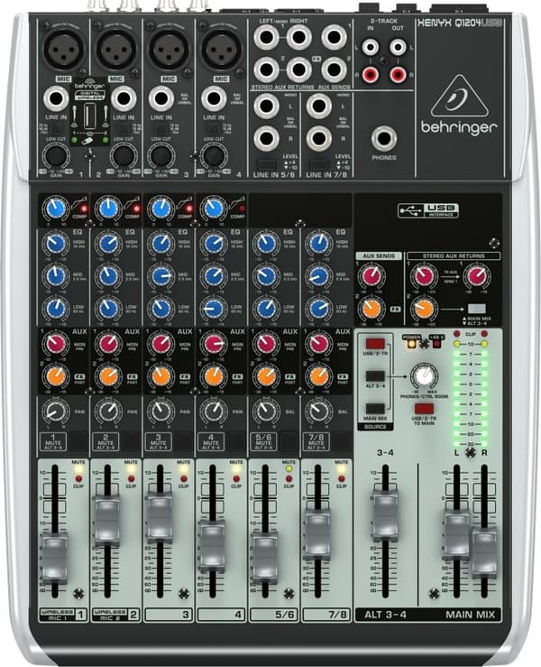 Behringer Q1204USB - Mikser lyd