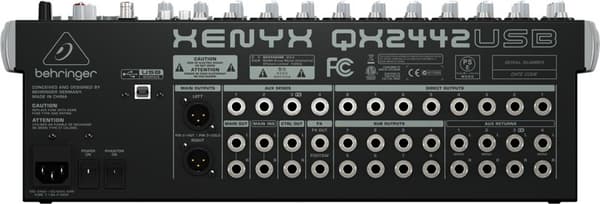 Behringer QX2442USB lydmixer 24 kanaler