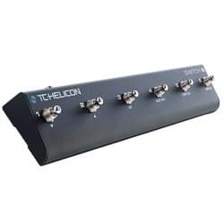 TC Helicon Switch-6 fodcontroller til vokal-/guitarprocessor