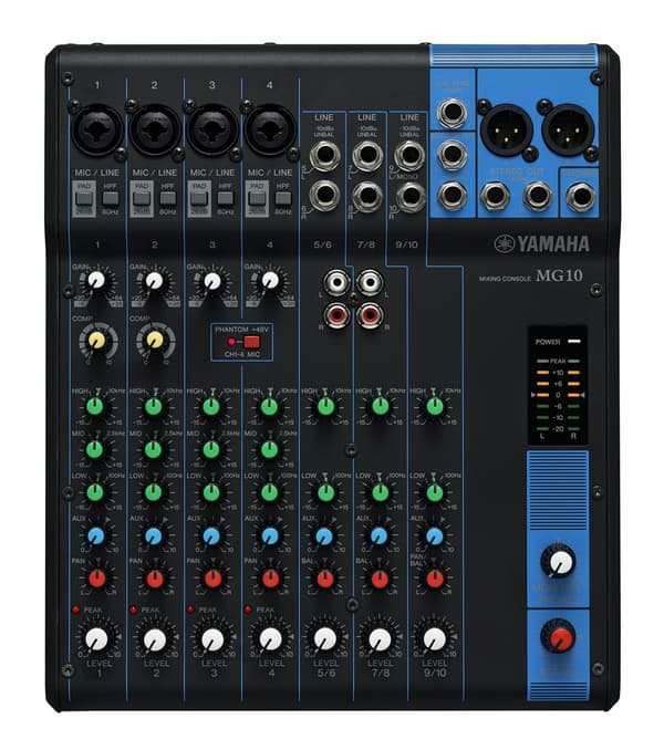 Yamaha MG10 - 10-kanals mixerbord