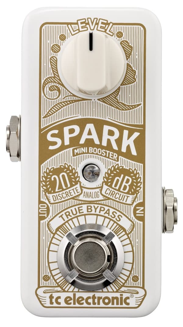 TC Electronic Spark Mini effektpedal Hvid