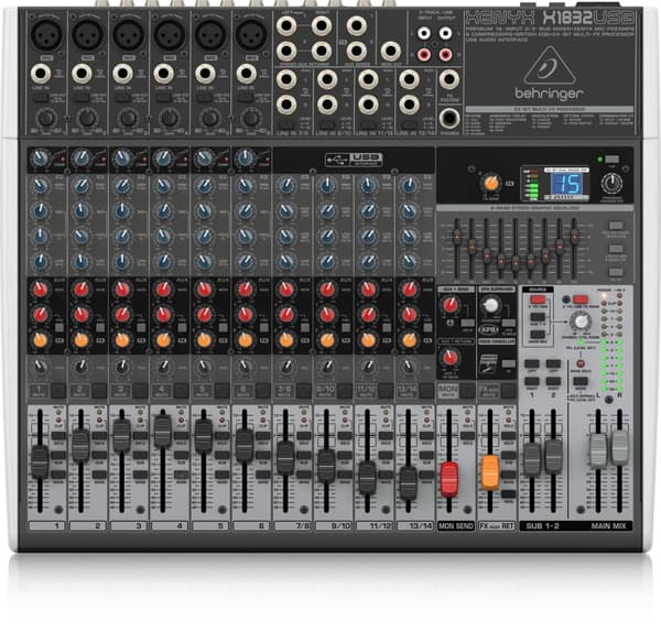 Behringer X1832USB ljudmixer 18 kanaler