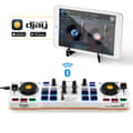 Miniatyrbillede 4 af 6: Hercules DJControl Mix – Bluetooth trådløs DJ-controller til smartphones (iOS og Android) – djay-app – 2 dæk