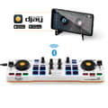 Miniatyrbillede 5 af 6: Hercules DJControl Mix – Bluetooth trådløs DJ-controller til smartphones (iOS og Android) – djay-app – 2 dæk