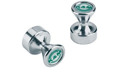 Konig & Meyer 11580-000-29 zinkpläterad kraftmagnet (paket med 2)