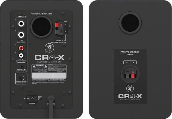 Mackie CR4-X - Studionäyttö - per pari - 50 wattia - 4" subwoofer