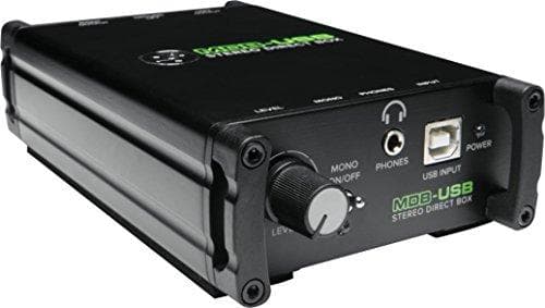 Mackie MDB-USB - Basguitar - Digitalklaver - Guitar - Synthesizer - Sort - 20 - 20000 Hz - 330000 Ohm - 0,01% - DC (2049174-00) Sort
