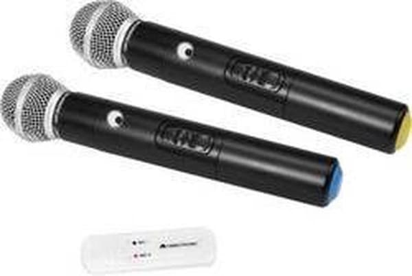 Omnitronic UWM-2HH USB Langaton mikrofonisarja Langaton kytkin