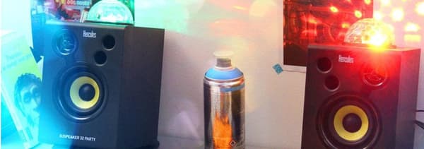 Hercules DJSpeaker 32 Party - kaiutin - 30 wattia (yhteensä) - kaksisuuntainen