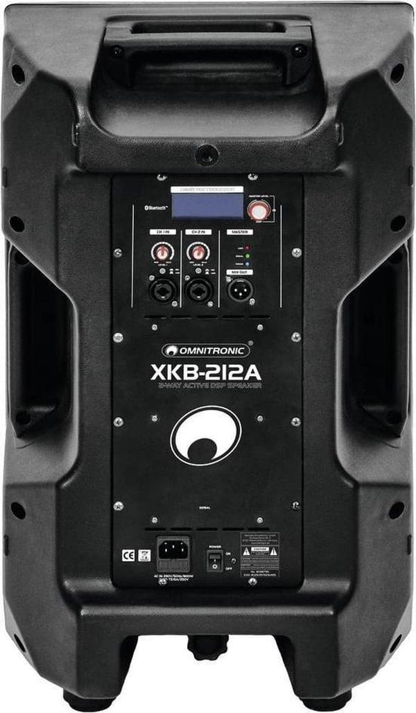 OMNITRONIC XKB-212A 2-vejs højttaler, aktiv, DSP