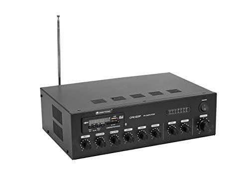OMNITRONIC CPE-60P ELA miksausvahvistin MP3-soittimella ja IR-FB Bluetoothilla 60 watin RMS