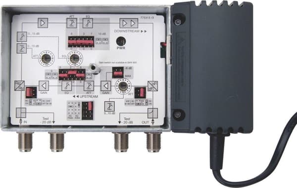 Förstärkare 35 dB 47-1006 MHz 1 Utgång