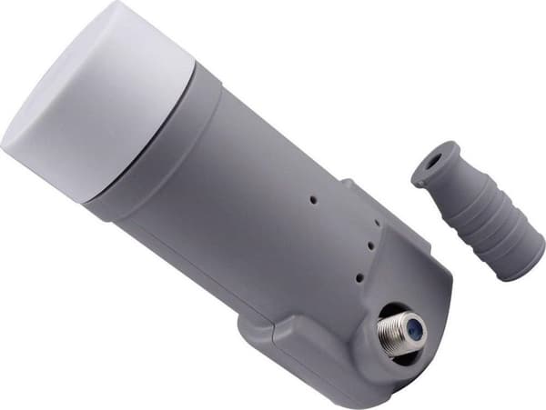 Schwaiger satellitinstallation för 1 satellit - parabol 80 cm, tegelröd, LNB - 1 anslutning