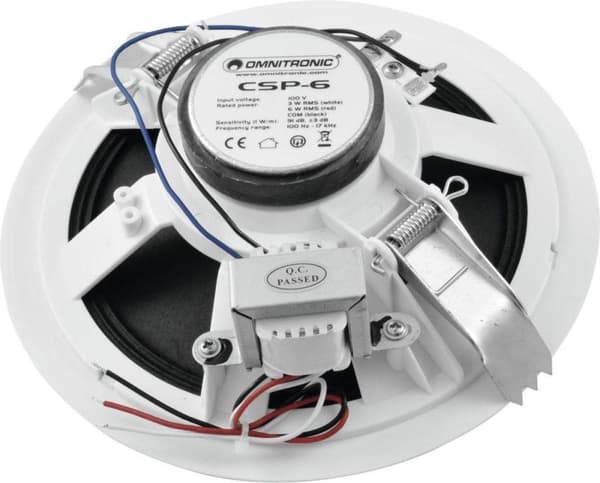 OMNITRONIC lofthøjttaler - forsænket - CSP-6