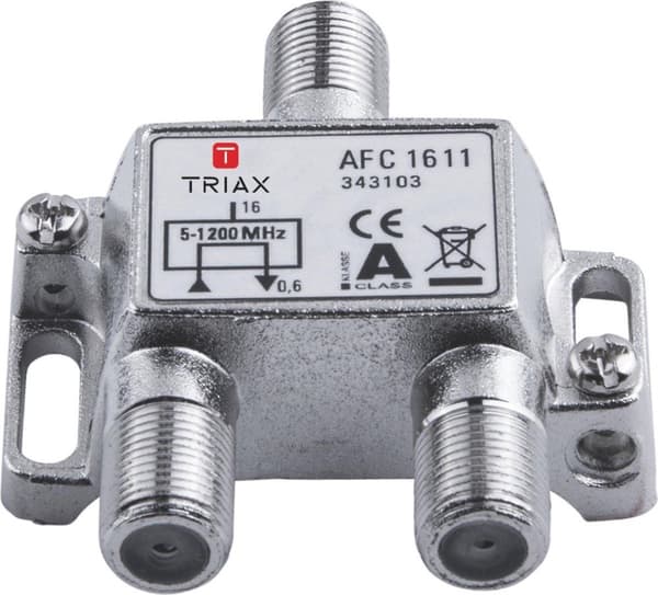 Triax T343103 Catv Splitter 1 Db / 5-1218 Mhz - 1 udgang