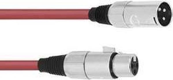 OMNITRONIC xlr kabel 5 meter 3pin rd