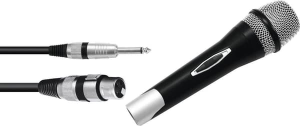 Omnitronic mikrofon med kabel - dynamisk mikrofon