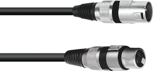 OMNITRONIC xlr kabel 3pin 3m bk