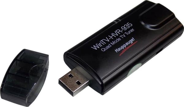 TV-stick Hauppauge WinTV-HVR-935HD Optagefunktion, inkl. DVB-T-antenne, inkl. fjernbetjening Antal tunere: 1
