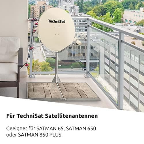 TECHNISAT 0001/1752 balkonstativ med 2 fortovsstøtter (0001/1752)