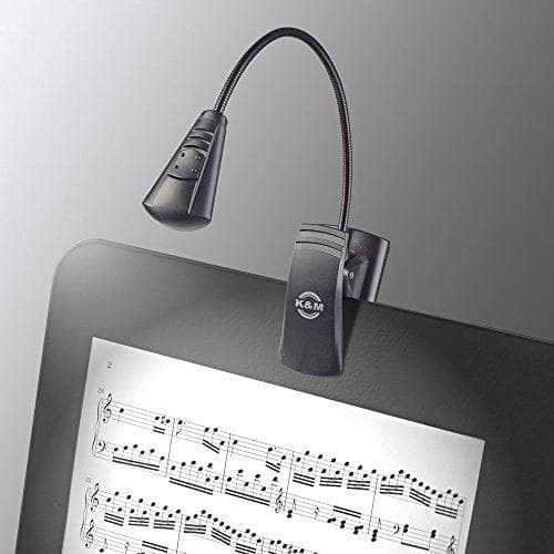 König & Meyer 12241 - black - plastic - LED - 800 lux - 2.5 cm - rechargeable (12241-000-55)