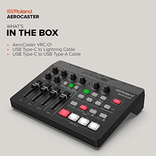 ROLAND VRC-01 – AeroCaster AV Streaming Mixer & Live Streaming System (424231)