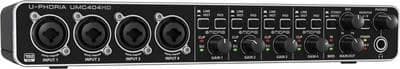 Behringer U-PHORIA UMC404HD - ljudgränssnitt - 24-bitars - 192 kHz - 100 dB S/N - stereo - USB2.0 (UMC404HD)