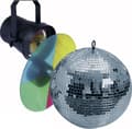 Miniatyrbild 4 av 4: Eurolite Spegelkula set 20cm med nålfläck Flerfärgad (50101855)