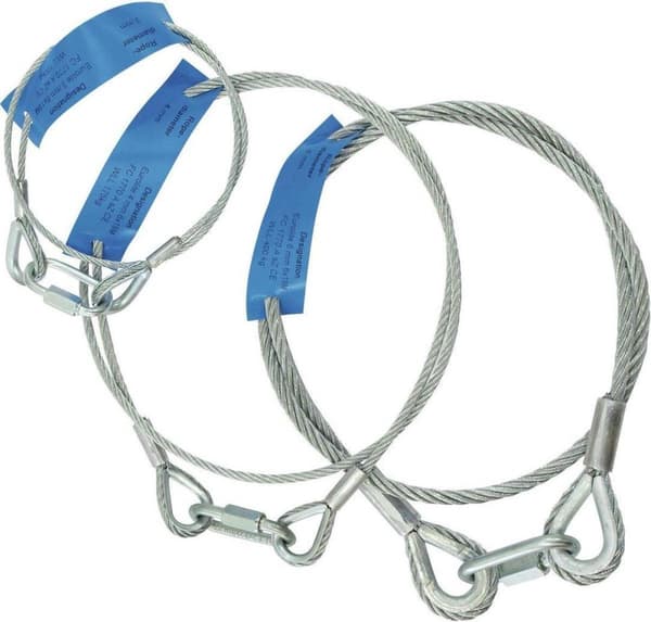 Eurolite sikkerhedsreb AG-5 3x600 mm op til 5 kg (58010360)