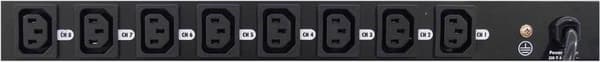 Eurolite 48,3 cm (19") board 8 x IEC fatninger