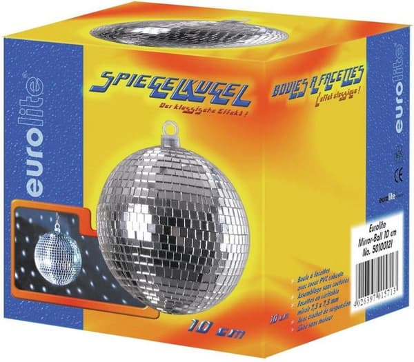 Eurolite Spejlkugle 10 cm flerfarvet (50100130)
