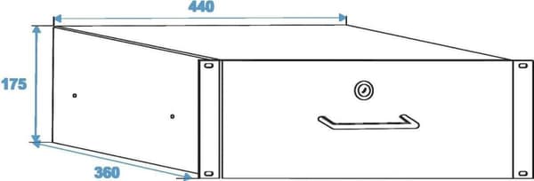 Omnitronic 30100954 racktillbehörslåda (30100954)