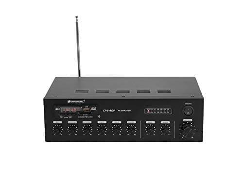 OMNITRONIC CPE-40P ELA blandningsförstärkare med MP3-spelare & IR FB, Bluetooth, 40 Watt RMS