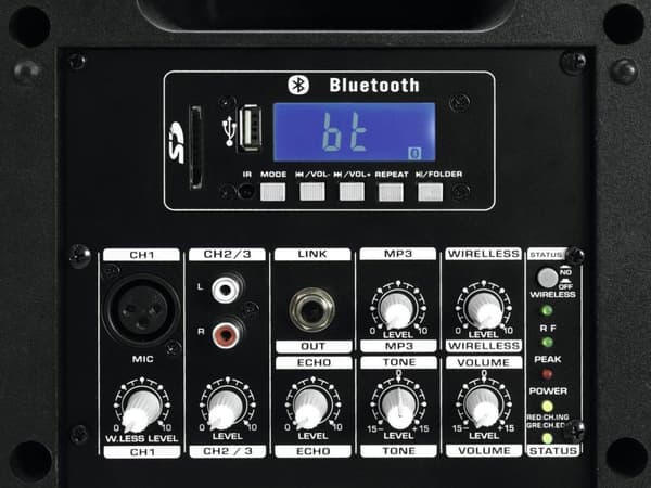 Omnitronic WAMS-65BT - Mobil PA Højttaler - 1 stk - Sort