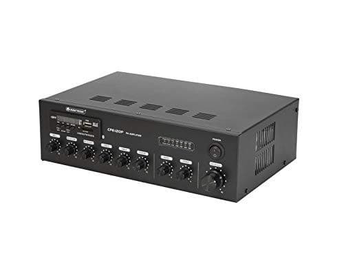 Omnitronic 80709607 Audio Amplifier Power/Phase Black (80709607)