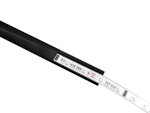 EUROLITE U-profil 20mm för LED-list svart 2m (51210970)