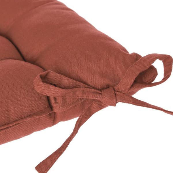Stolsitskudde med knytband 38 x 38 cm Atmosphéra