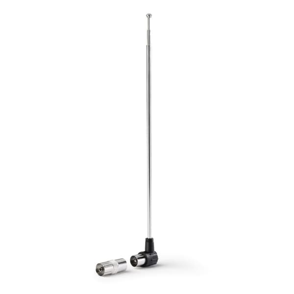 Hama Mobile sisäantenni DAB+ DAB DVB-T2 FM passiiviteleskoopille - Mobiili sisäantenni DAB+:lle - DAB - DVB-T2 - FM - passiivinen - teleskooppi (00221