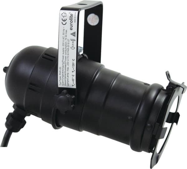 Eurolite PAR-20 - Sort - E27 - 1 pære - 230 V - 50 Hz - 400 g (42103580) Sort