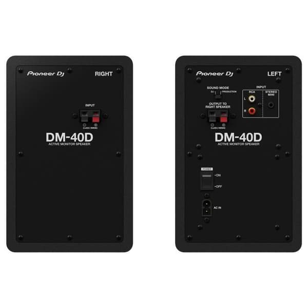 Pioneer Dj PC-högtalare Compact Desktop Monitoring-högtalare DM-40D