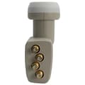 Miniatyrbillede 4 af 5: Triax Universal Quad 4 udgang, 4 dele. TQD 404 guld (304874)