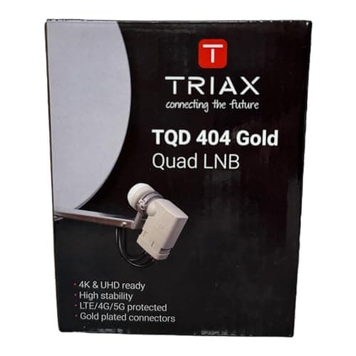 Triax Universal Quad 4 udgang, 4 dele. TQD 404 guld (304874)
